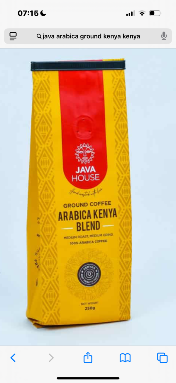Java Arabica ground 250g